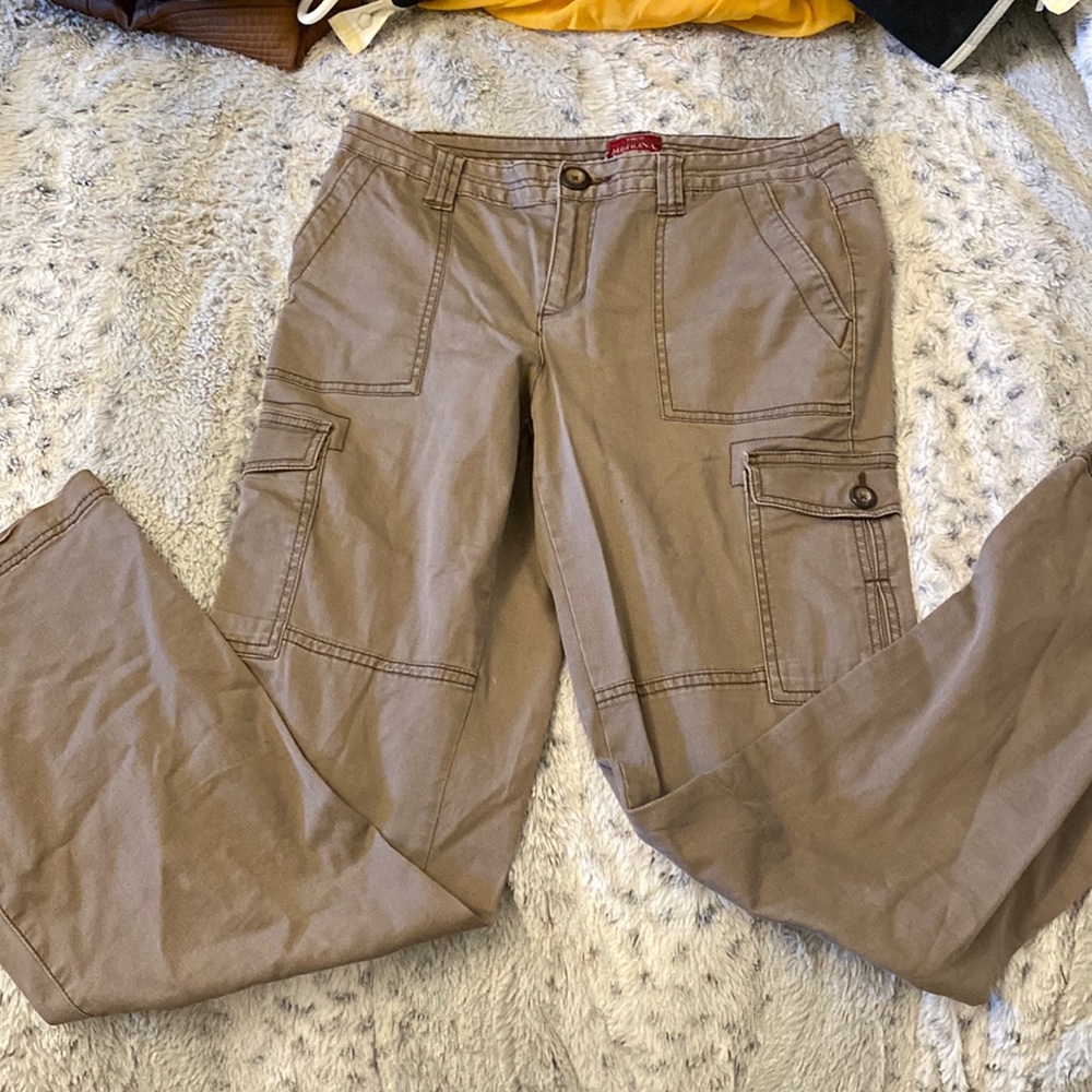 Merona Size 6 Brown Cargo Pants